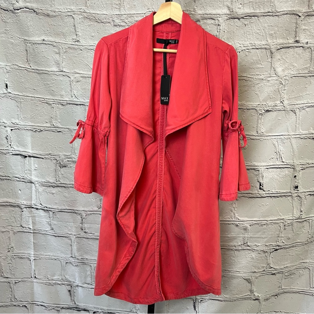 MAX Jeans Spiced Coral Duster Jacket